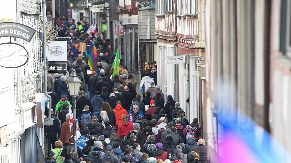 Protest gegen NPD-Veranstaltung