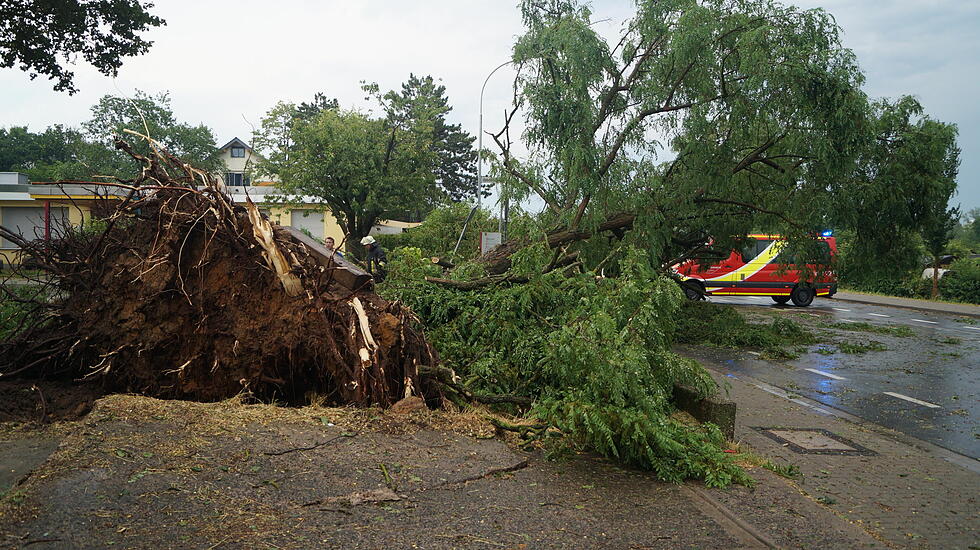 So sah es nach dem Unwetter in Gießen aus