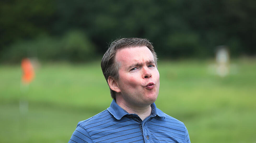 Eine Runde Fußballgolf in Wölfersheim