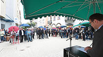 Impressionen der neugestalteten Fußgängerzone Bad Nauheim