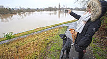 Hochwasser in Gießen am 4. Januar (Foto: Schepp)