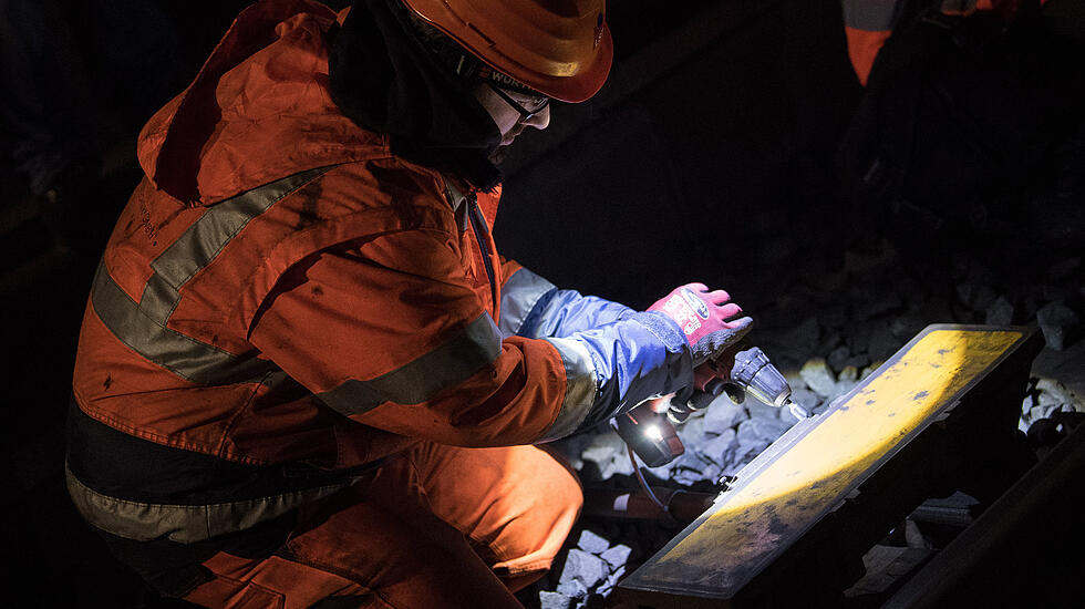 Baumaßnahmen im Frankfurter S-Bahn-Tunnel