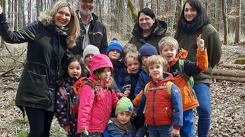 Michelbacher Kinder pflanzen f&uuml;r die Zukunft