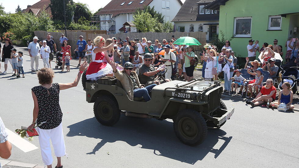 Rosenkorso in Steinfurth