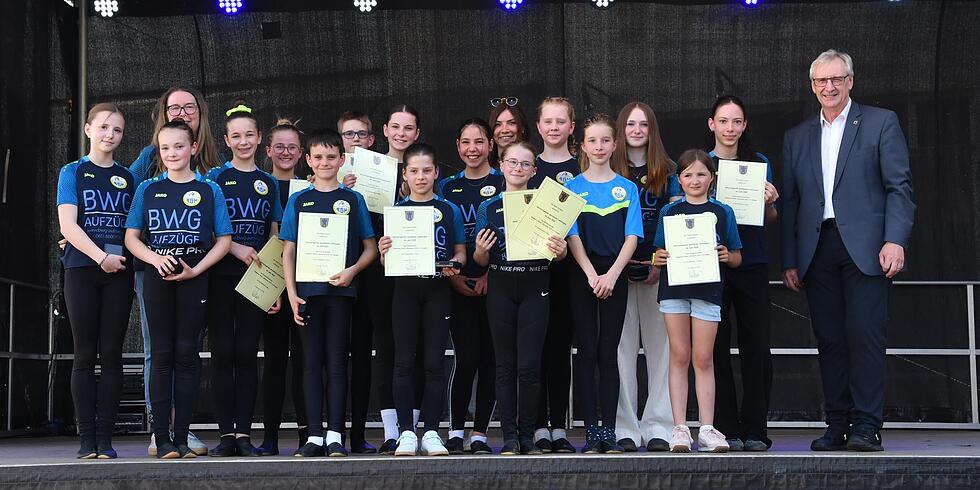 Verleihung der Sportplakette in Hungen