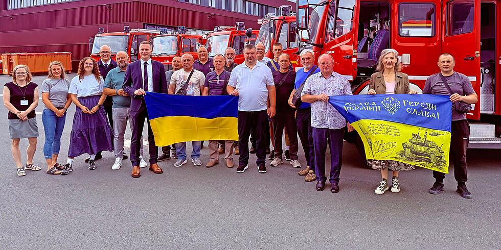 Landkreis organisiert f&uuml;nf Feuerwehrautos f&uuml;r die Ukraine