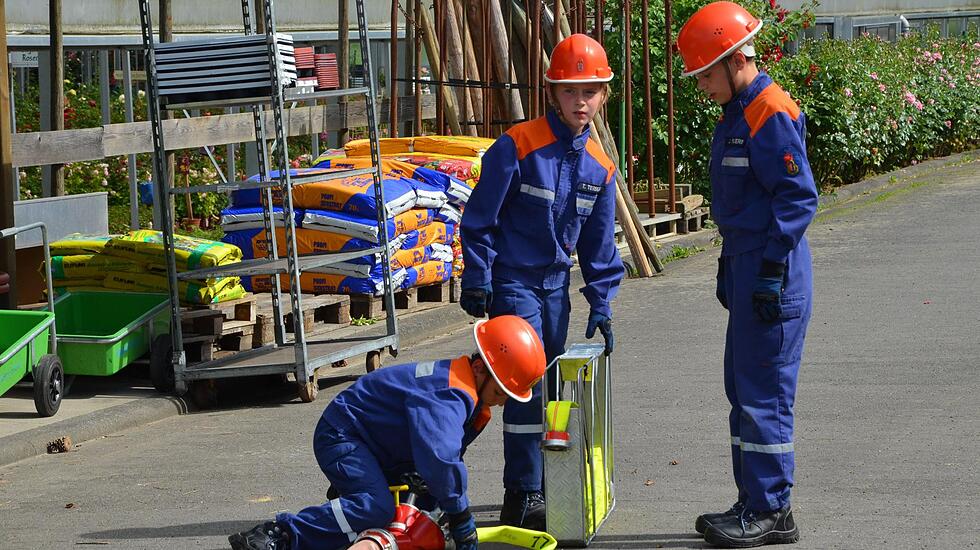 Schauübung der Stadtjugendfeuerwehr Bad Nauheim