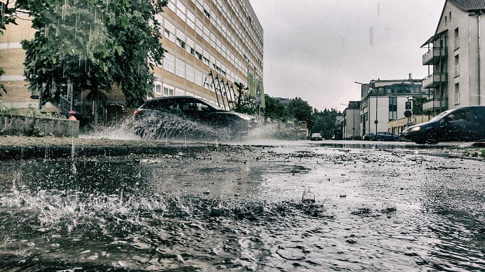 Impressionen aus Gießen nach dem Unwetter