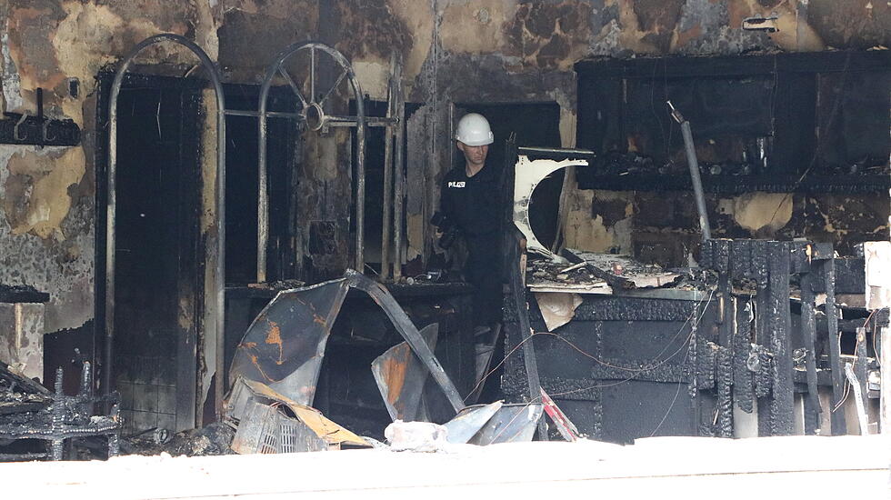 Rang 4: Die Explosion in der Shisha-Bar Anfang August in der Licher Straße erwies sich schnell als Verbrechen.