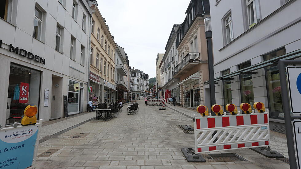 Impressionen der neugestalteten Fußgängerzone Bad Nauheim