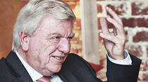 Bouffier vs. Schäfer-Gümbel: Die Bilder zum großen Streitgespräch