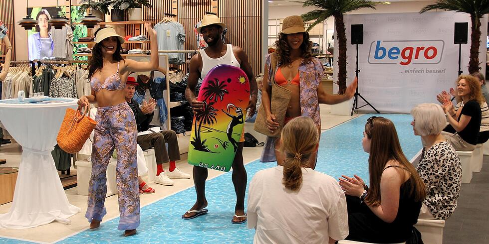 &bdquo;Hot Summer&ldquo;-Fashion-Show bei Begro